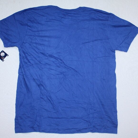 Los Angeles Dodger Men Blue Tee Shirt Short Sleeve Majestic Heart Size XL - Picture 2 of 10